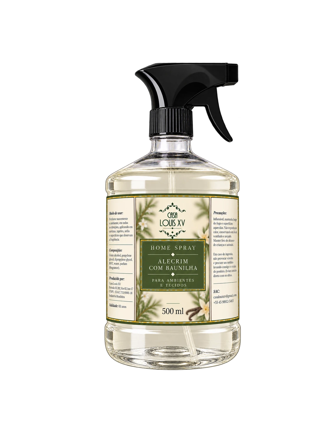 Home Spray Alecrim com Vanilla 500ml - 1