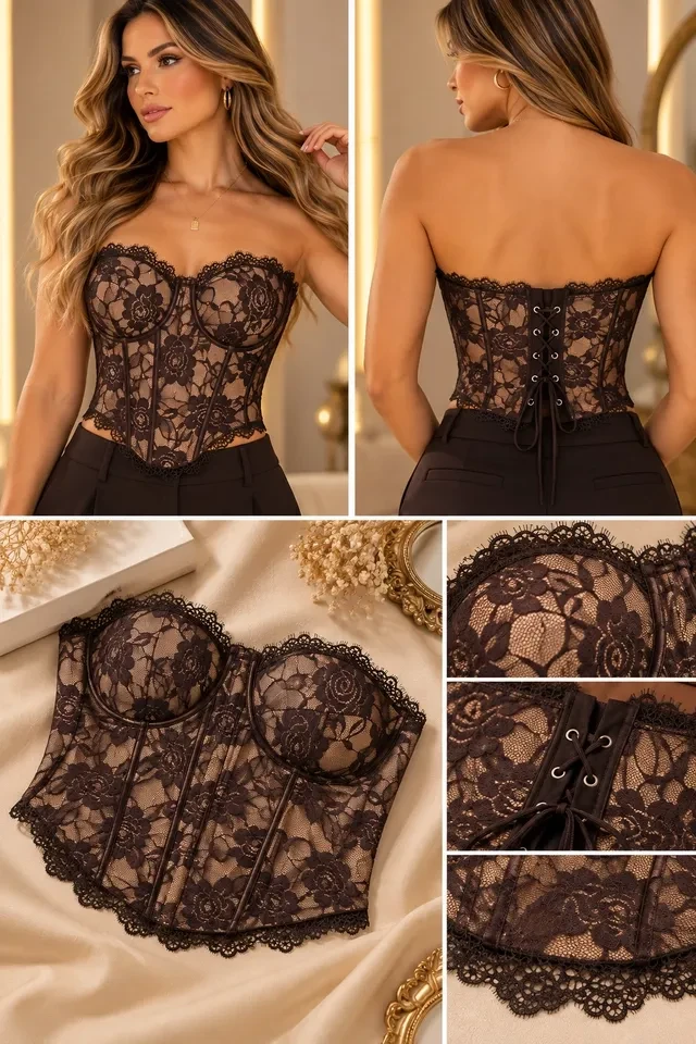 Corset bordado - 1