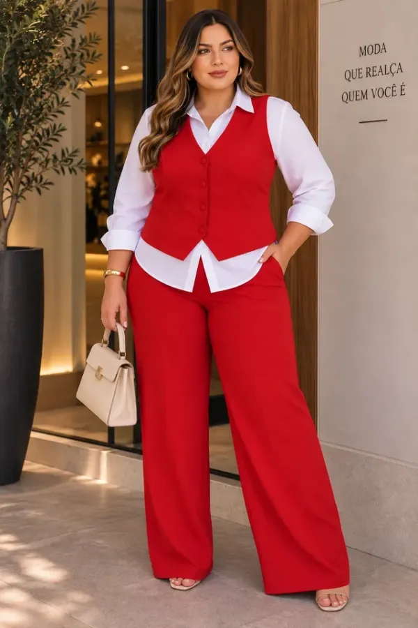 Calça + colete