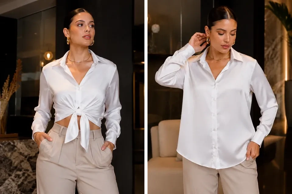 Blusa social  - 1
