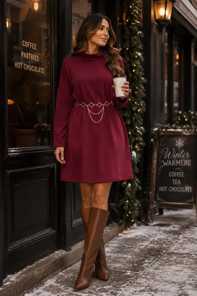 Vestido gola  - 1