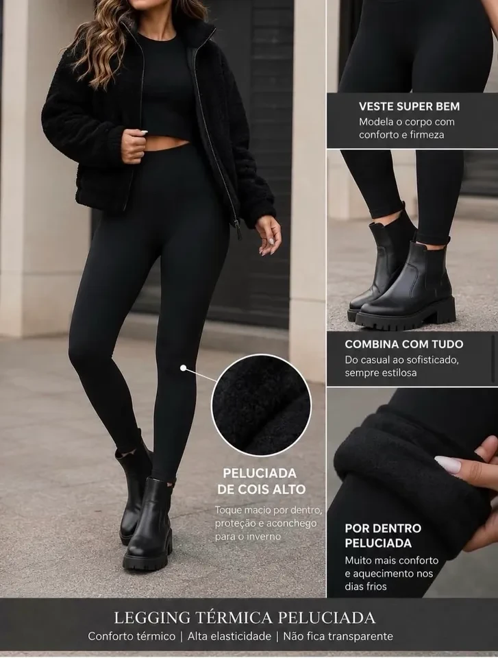Calça flanelada - 1