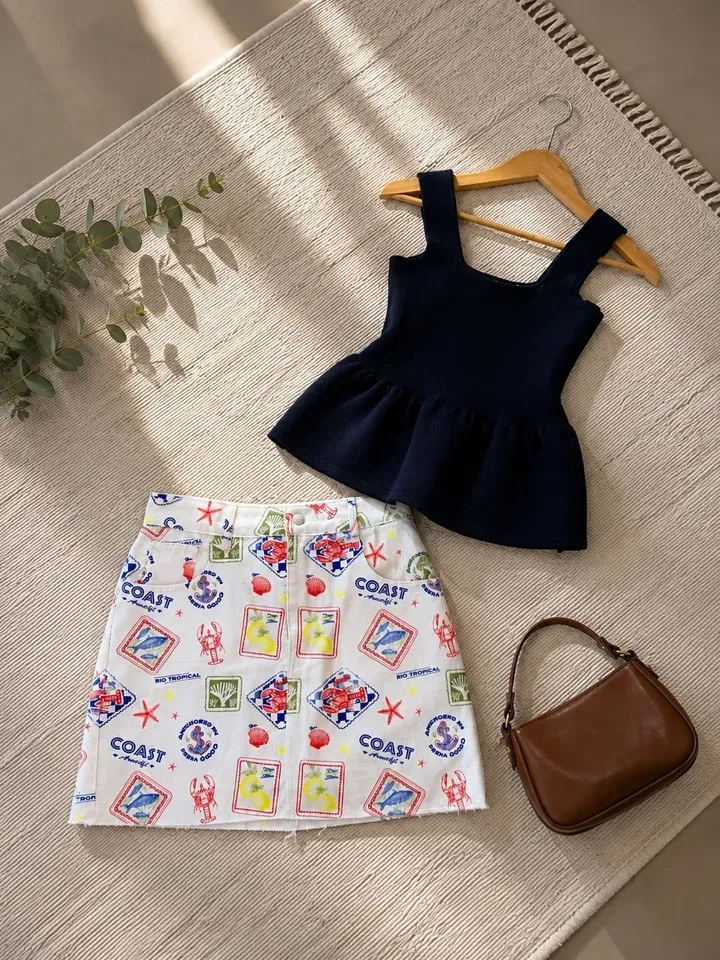 Saia mini estampadas  - 1