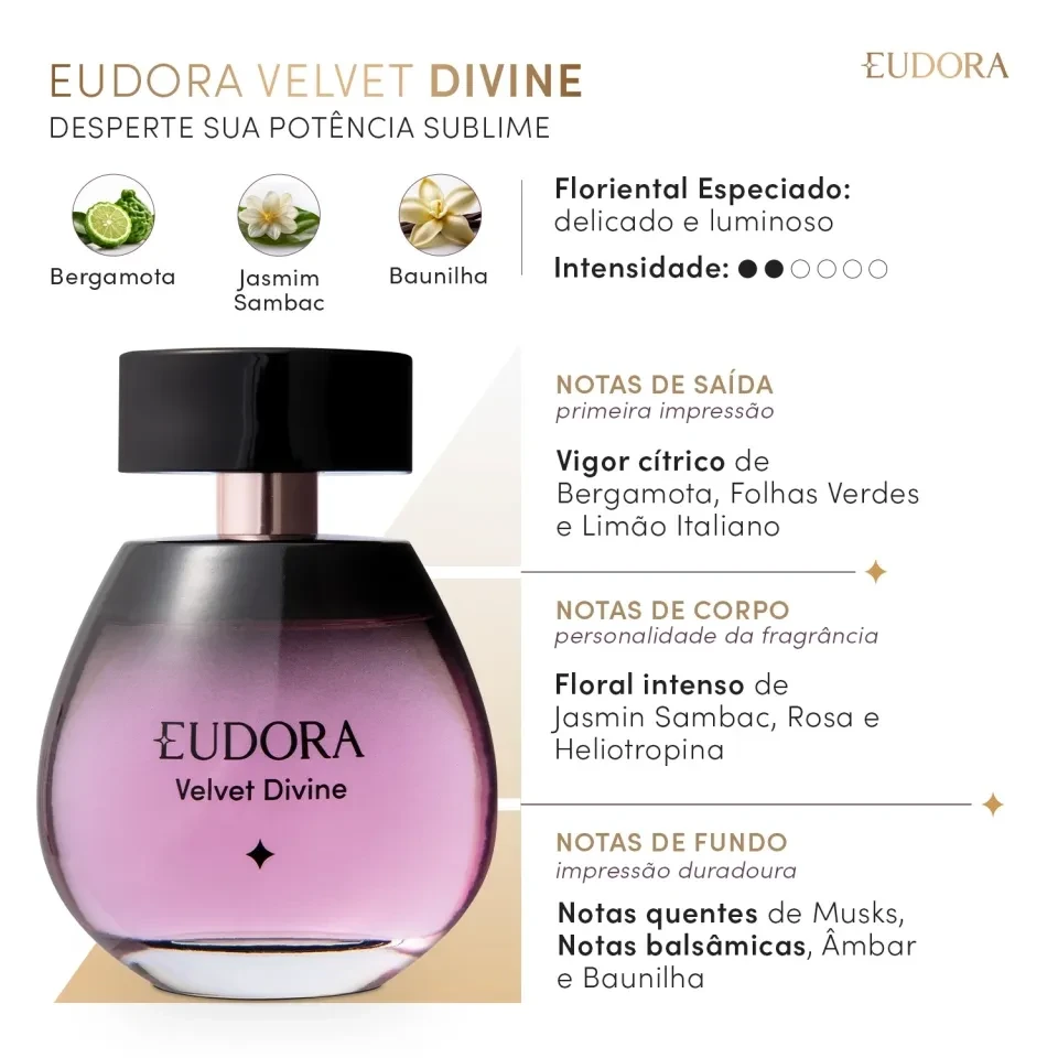 Eudora - Velvet Divine Desodorante Colônia 100 ml - 2