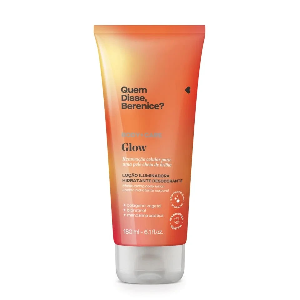 Quem Disse, Berenice? Loção Iluminadora Hidratante Desodorante Corporal Glow 180 mll  - 1