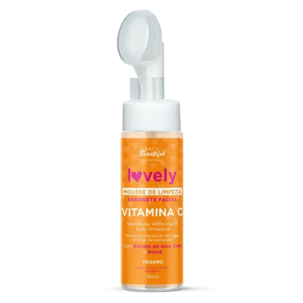 Face Beautiful - Mousse de Limpeza Vitamina C 150ml 