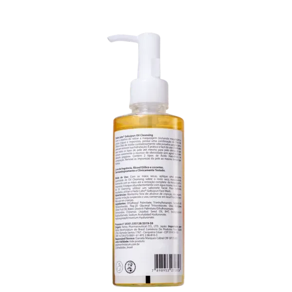Hada Labo Gokujyun - Óleo de Limpeza Facial 200ml - imagem 2