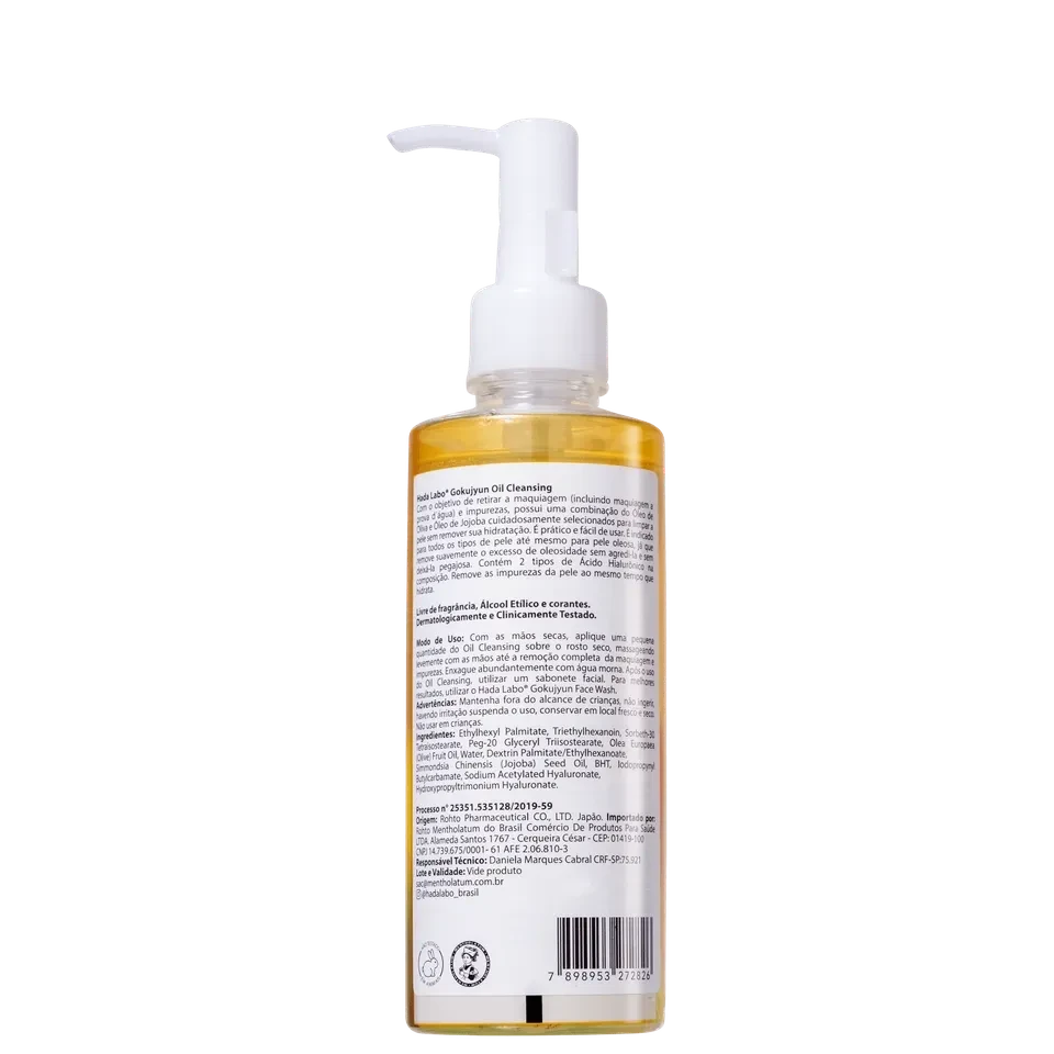 Hada Labo Gokujyun - Óleo de Limpeza Facial 200ml - 2
