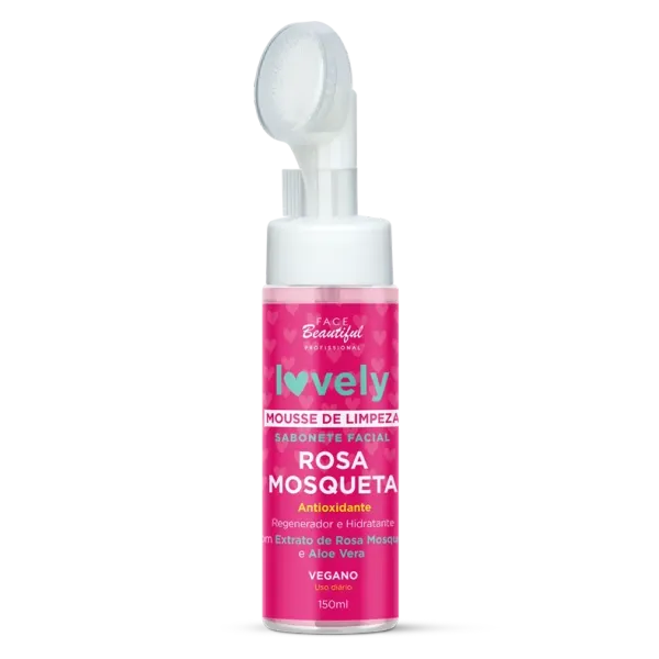 Face Beautiful - Mousse de Limpeza Rosa Mosqueta 150ml