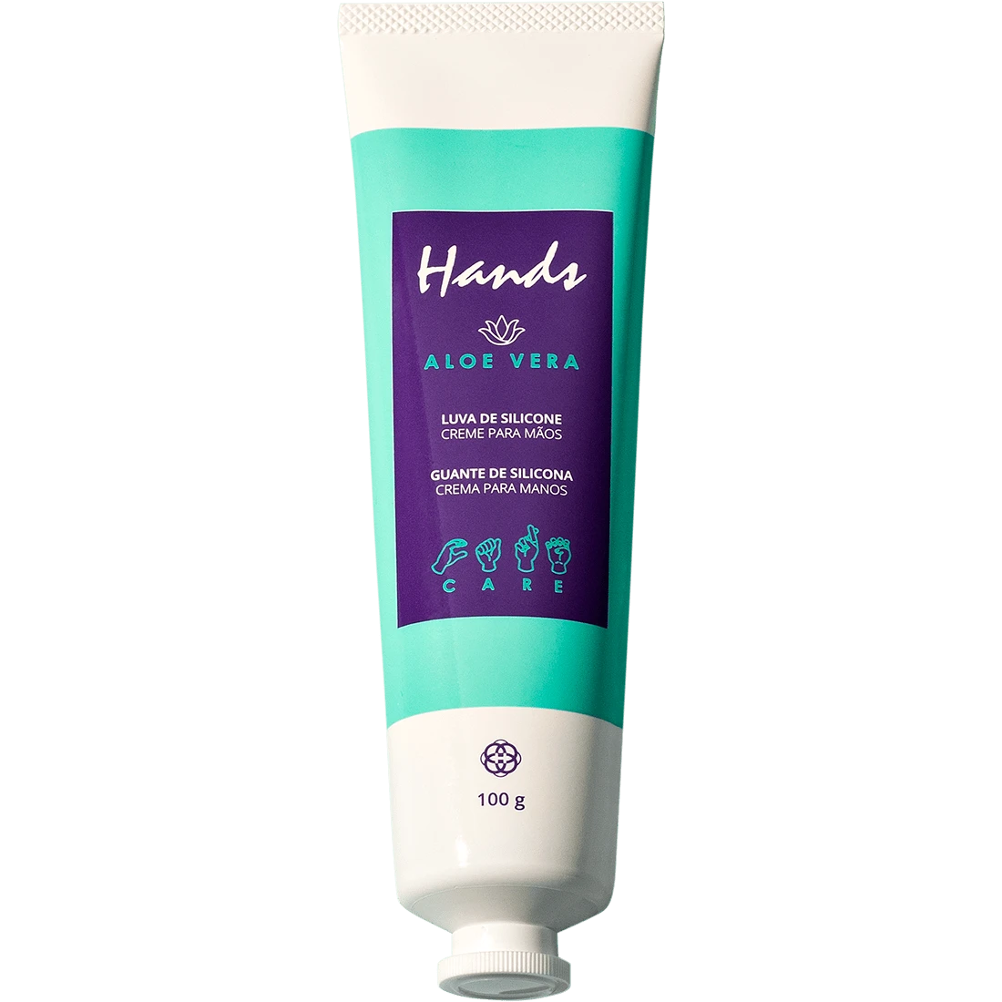Luva De Silicone Aloe Vera Creme Para As Mãos Hands 100g - 1