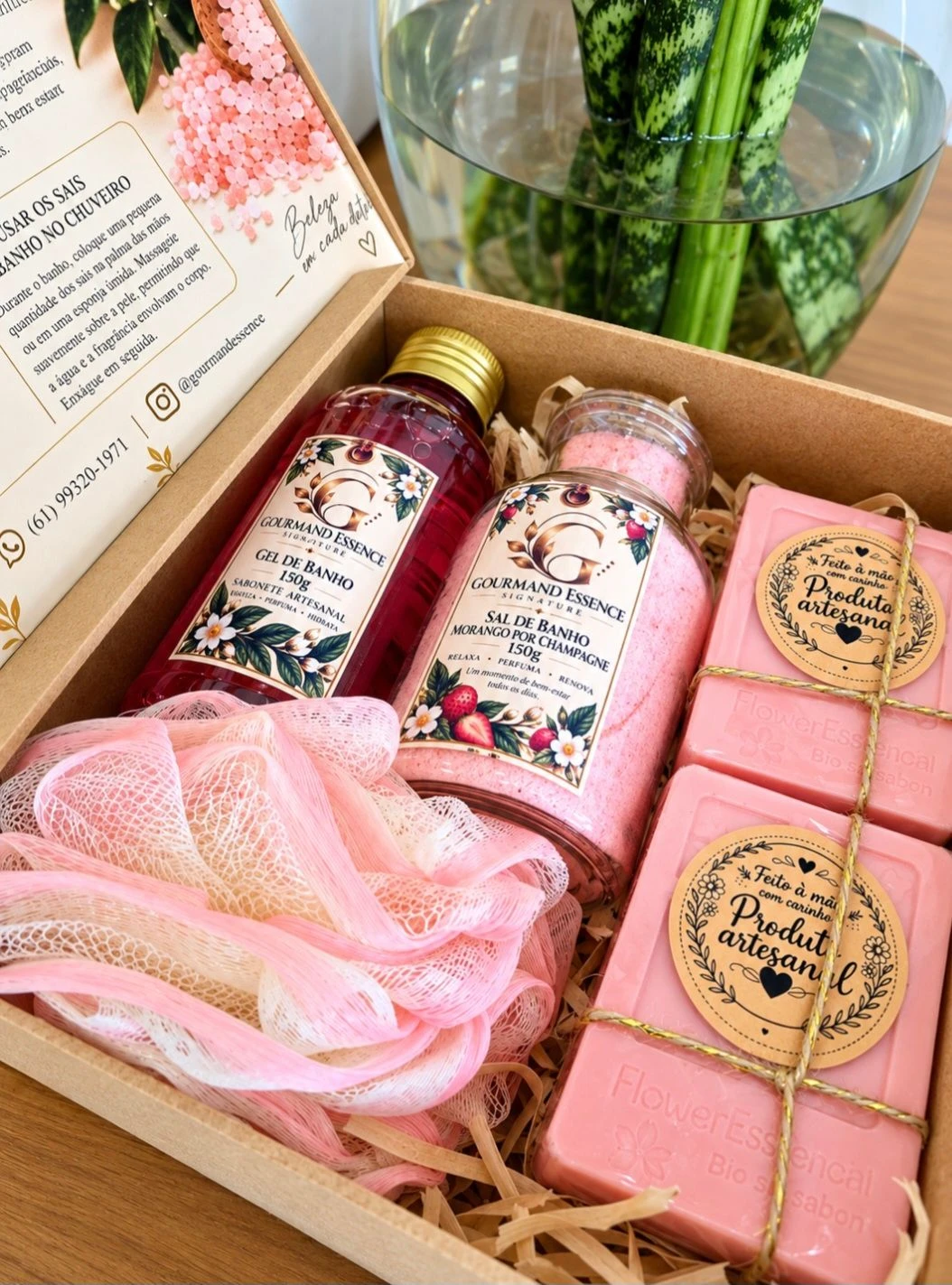 Kit SPA Morango com Champanhe e Lavanda - 1