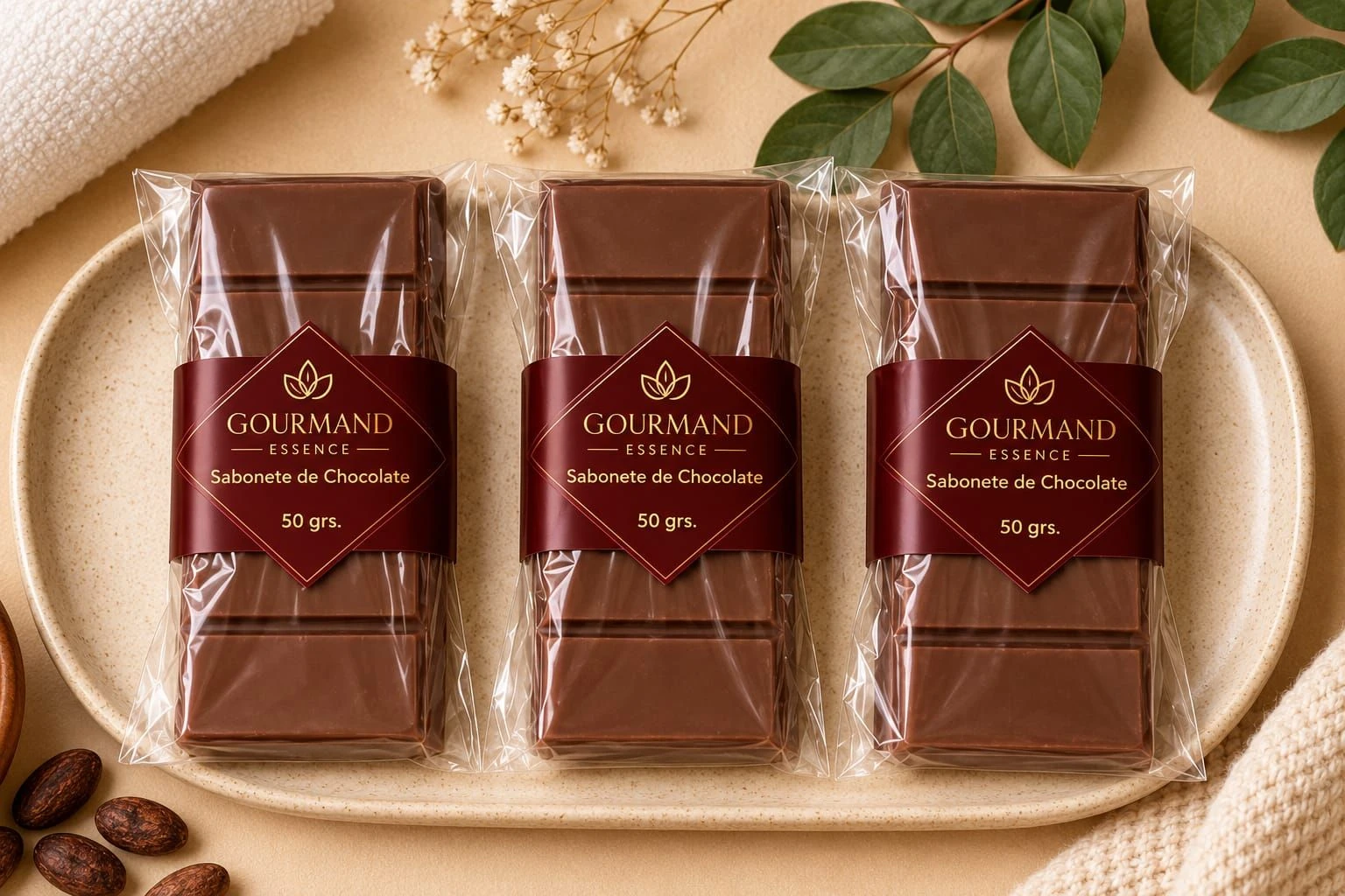 Sabonete Artesanal de Chocolate - 1