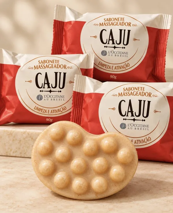 Sabonete Massageador Caju 90g