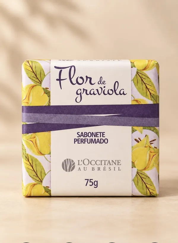 Sabonete Perfumado L'Occitane au Brésil Flor de Graviola 75g 