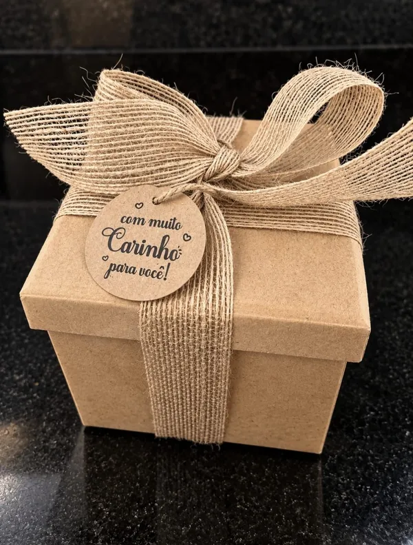 Mini Caixa Presenteável em MDF