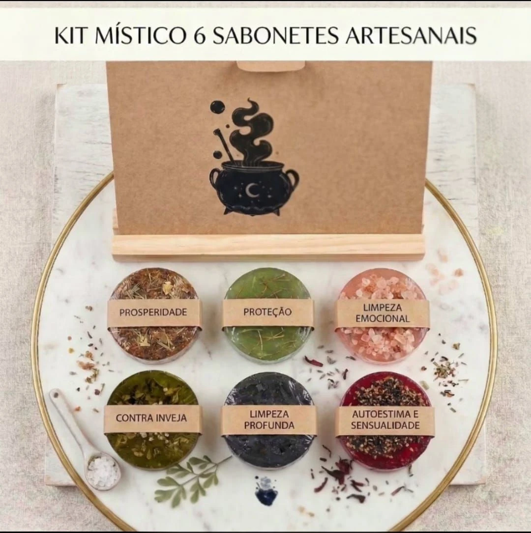 Kit Mistico – 6 Sabonetes Artesanais - 1