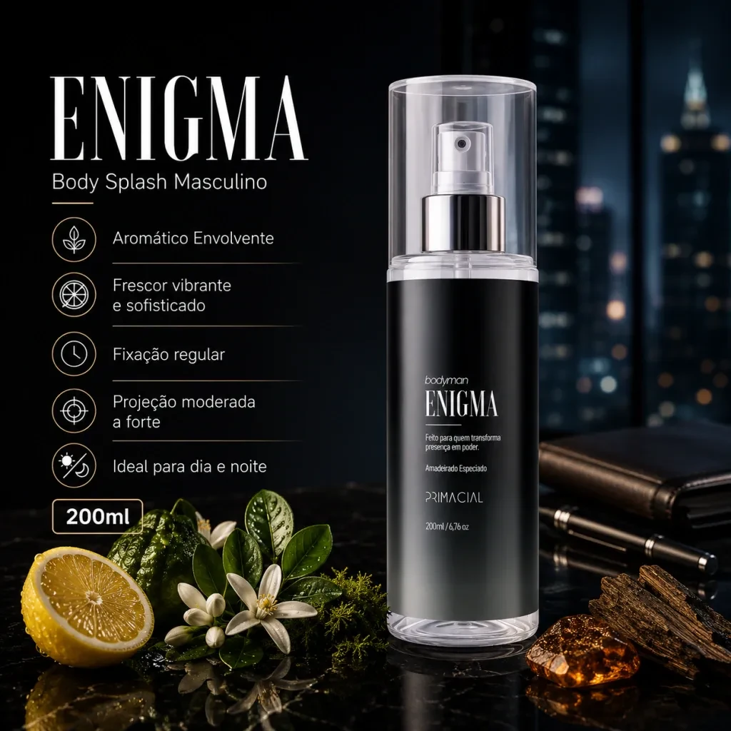 Body Man ENIGMA 200ml Inspirado no Myslf - 2