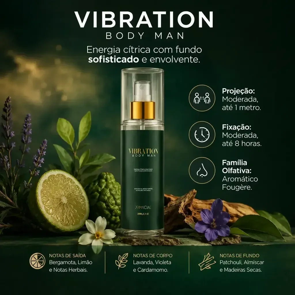 Body Man VIBRATION 200ml Inspirado no Vibration - 2