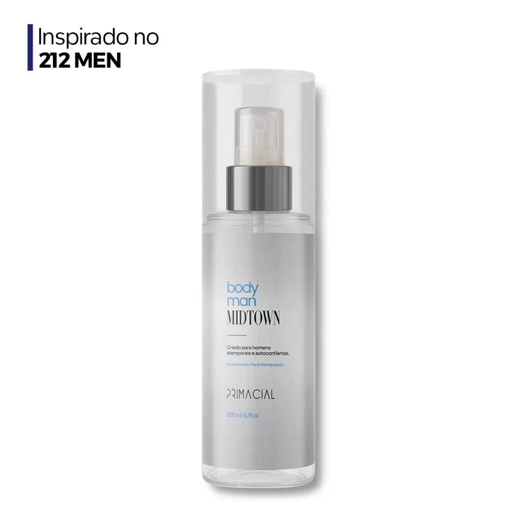Body Man MIDTOWN 200ml Inspirado no 212 - 1