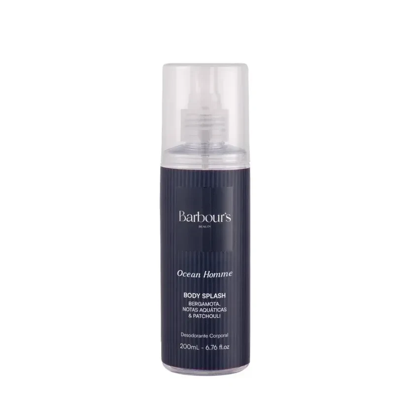 Body Splash Ocean Homme Desodorante Colônia 200ml - 1