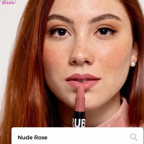 Batom em bastão Matte - Ruby Kisses NUDE ROSE - imagem 4
