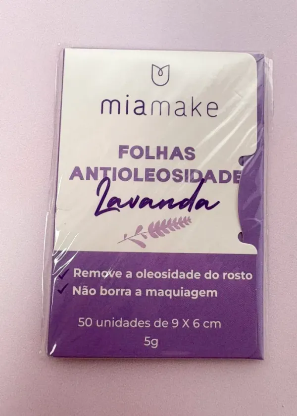 Folhas Antioleosidade 50 Unds - Mia Make - imagem 3