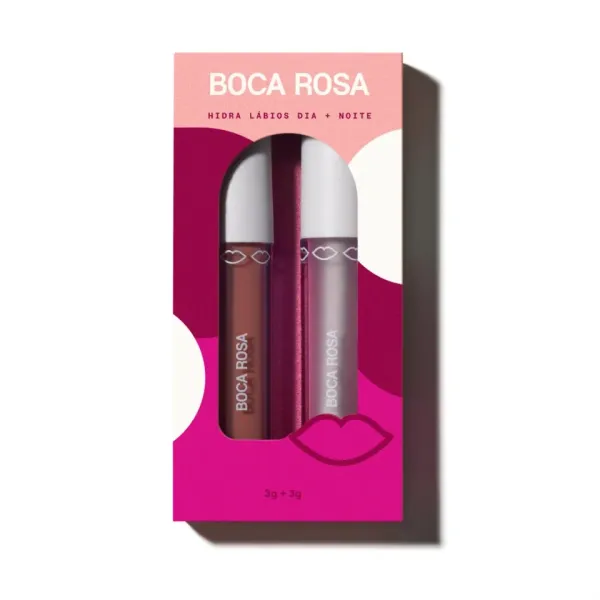 Combo Dia e Noite Hidra Natural + Hidra Rosê Boca Rosa Beauty  - imagem 1