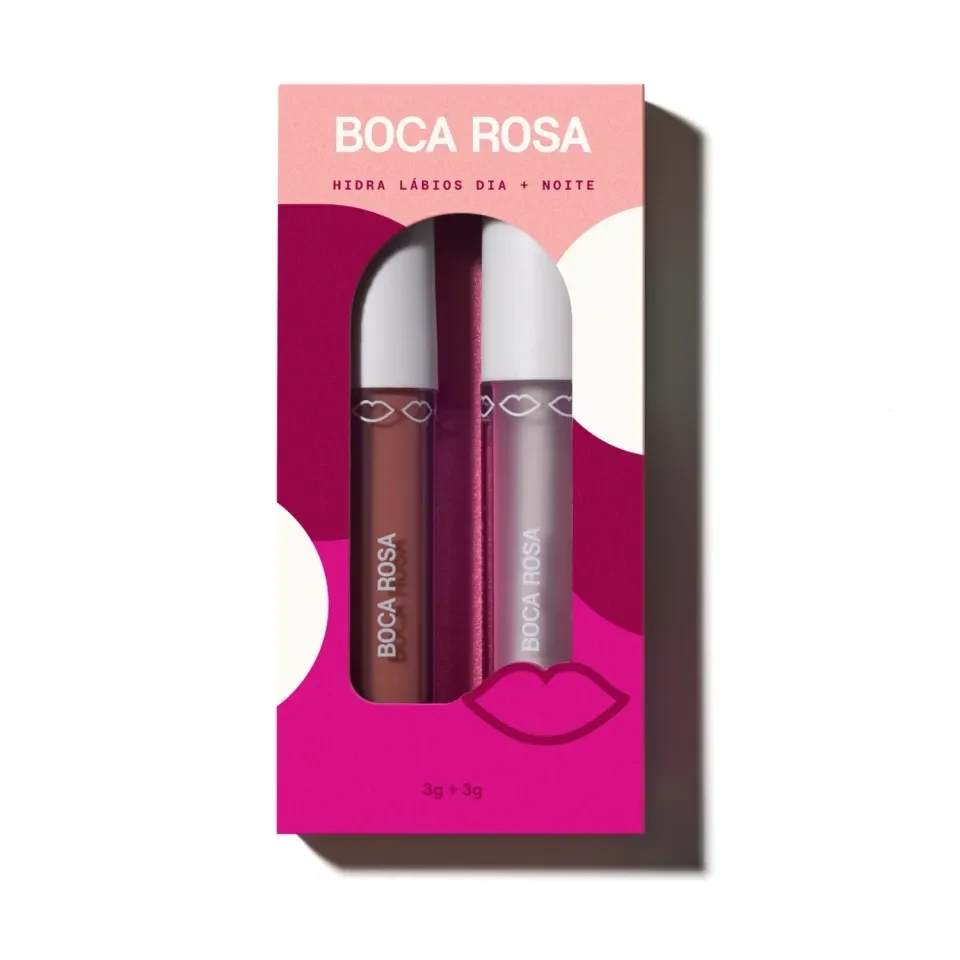 Combo Dia e Noite Hidra Natural + Hidra Rosê Boca Rosa Beauty  - 1