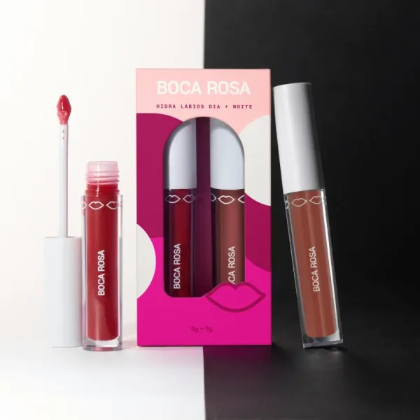 Combo Dia e Noite Hidra Vermelho + Hidra Bege Boca Rosa Beauty  - imagem 2