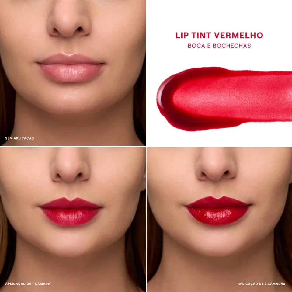 Lip tint vermelho paixão - Boca Rosa Beauty  - 4