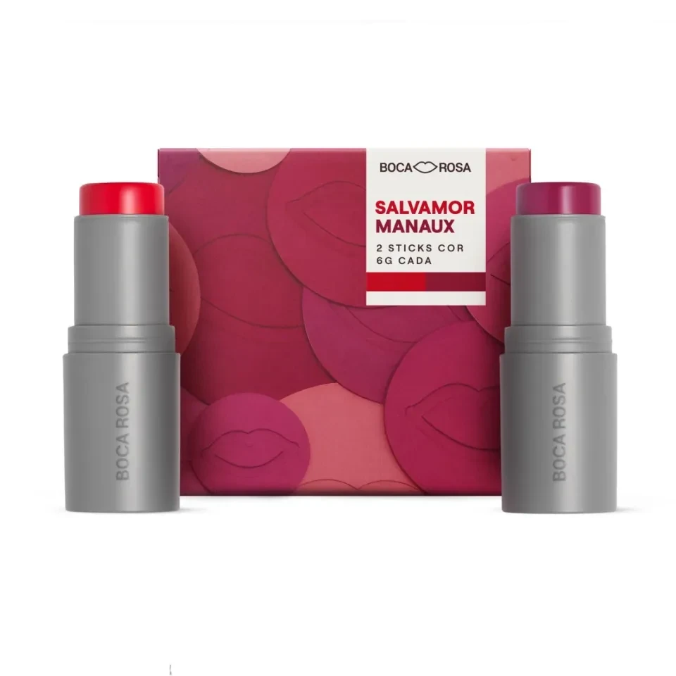 Kit Stick Cor SALVAMOR + MANAUX Boca Rosa Beauty - 1