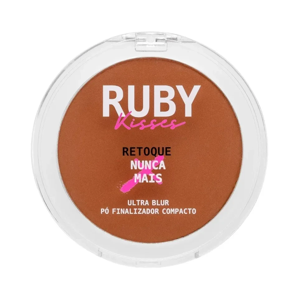 Pó Finalizador Compacto Ultra Blur Retoque Nunca Mais cor DEEP - Ruby Kisses - 1
