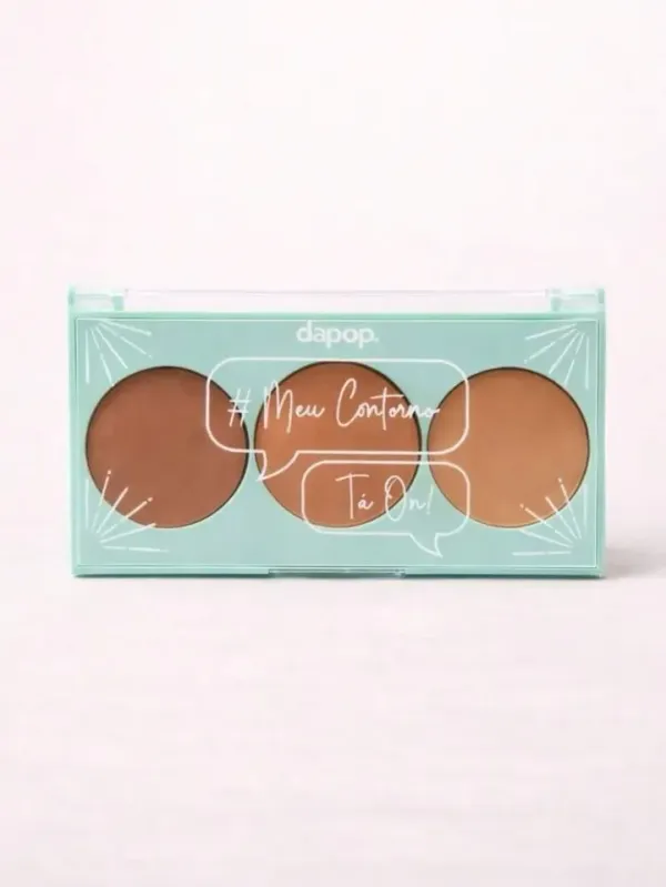 Paleta de contorno facial - Dapop  - imagem 2