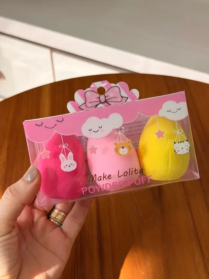 Kit com 03 esponjas faciais - Make Lolita - 1
