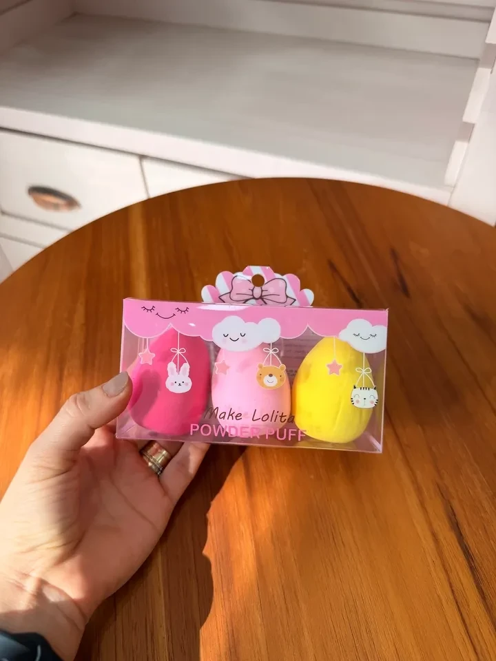 Kit com 03 esponjas faciais - Make Lolita - 2