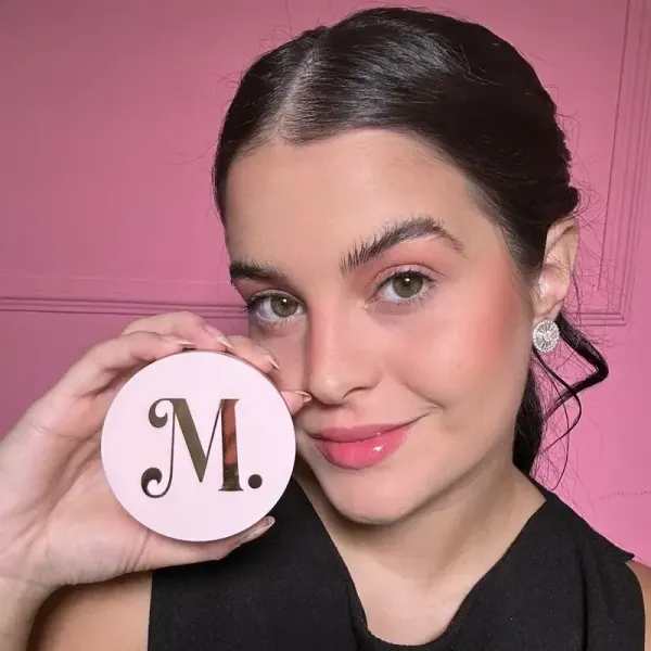 Pó solto facial rosa - Milla Makeup - imagem 1