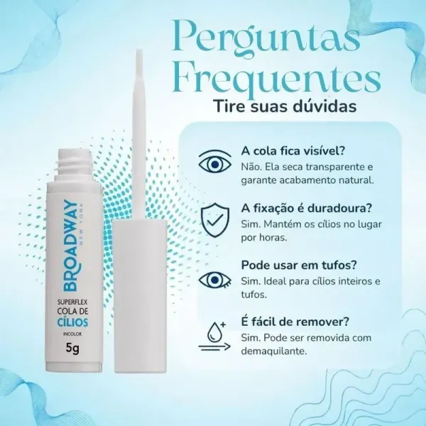 Cola para cílios postiços Superflex - Broadway - imagem 3