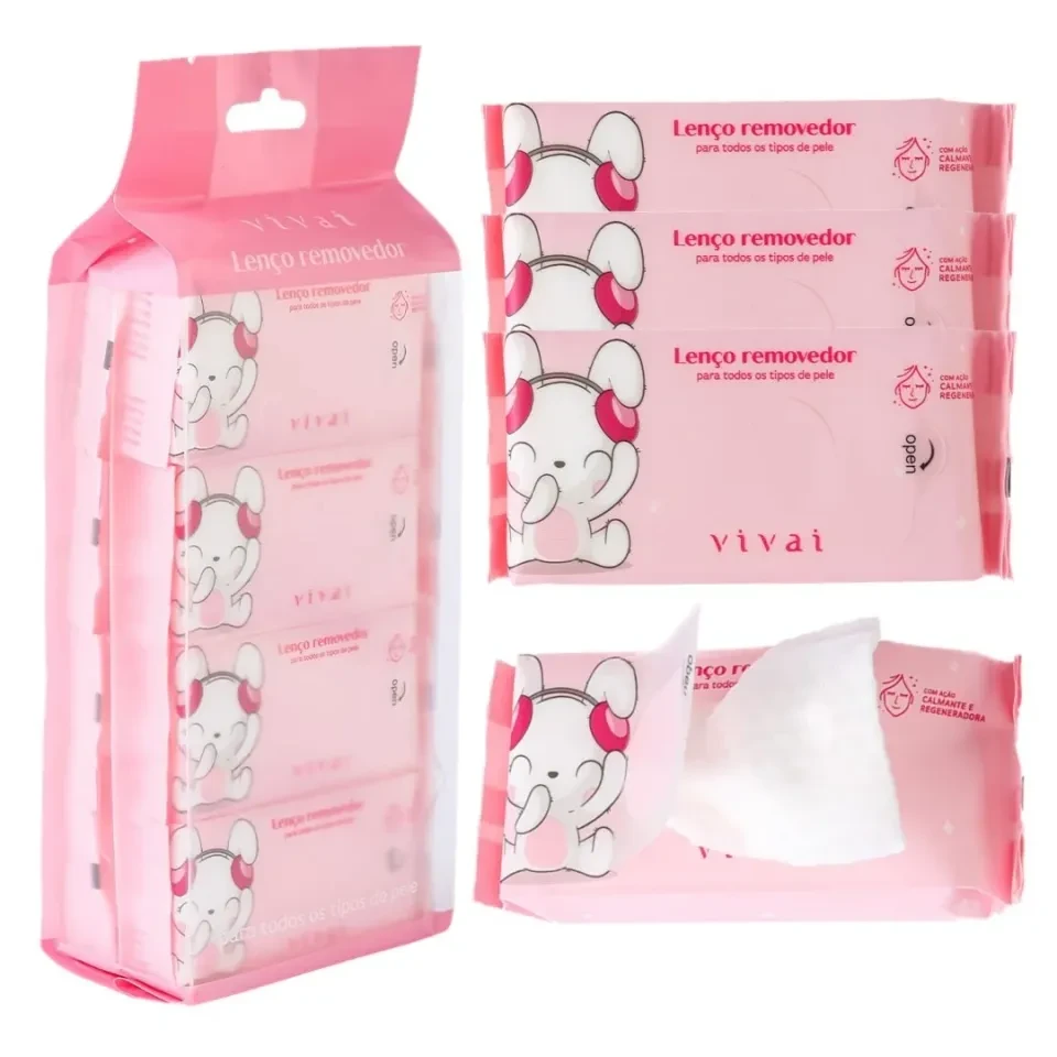 Lenço Removedor Calmante Camomila e Aloe Vera - Vivai - 2
