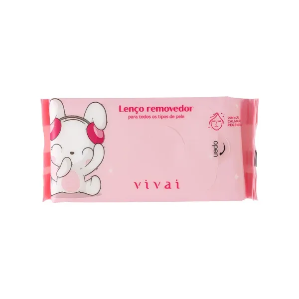 Lenço Removedor Calmante Camomila e Aloe Vera - Vivai - imagem 1
