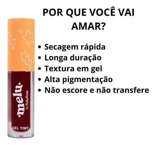 Gel Tint Melu - Soft Velvet Rubyrose - 2