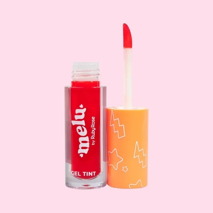 Gel Tint Melu Clean Coral Ruby Rose - 3