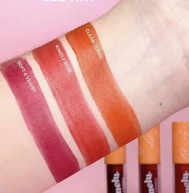 Gel Tint Melu Clean Coral Ruby Rose - 2