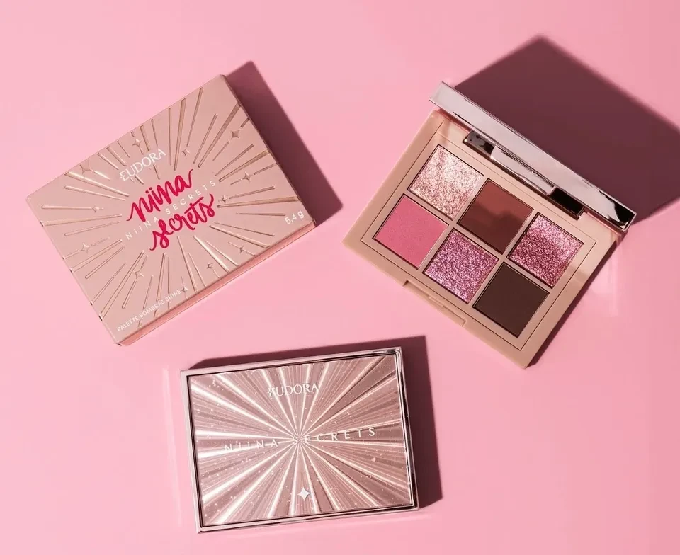 Paleta de Sombra Niina Secrets Rosé Shine - Eudora - 6