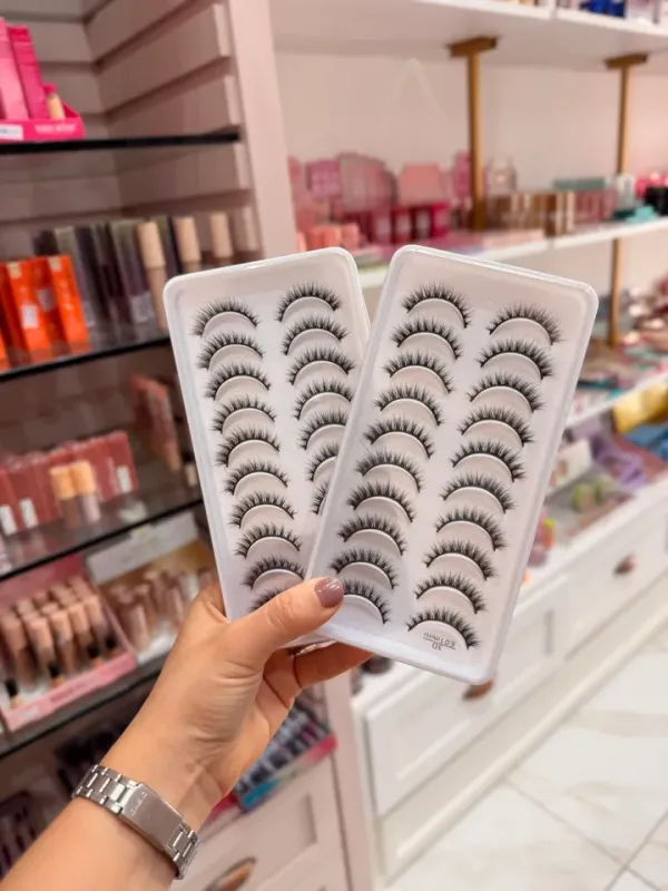 Caixa de cílios com 10 pares MOD E01 MINI - imagem 2