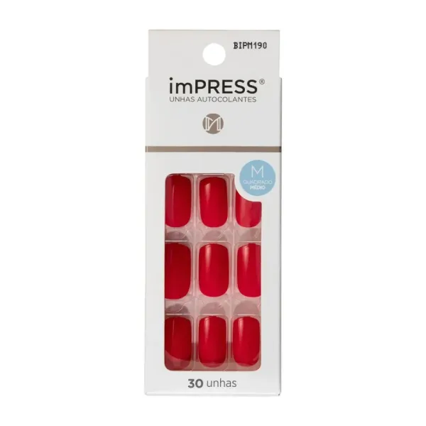 Unha Postiça Autocolante imPress média Rather Reckless - Kiss New York - imagem 1