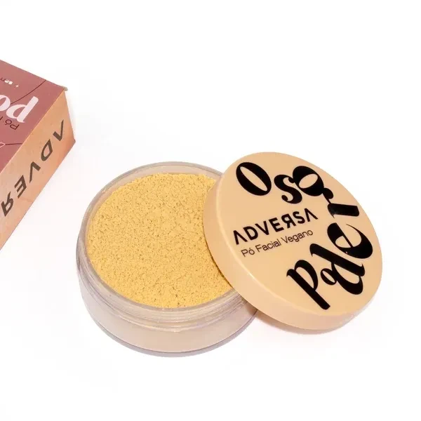 Pó facial solto vegano médio poderoso - Adversa Makeup  - 1