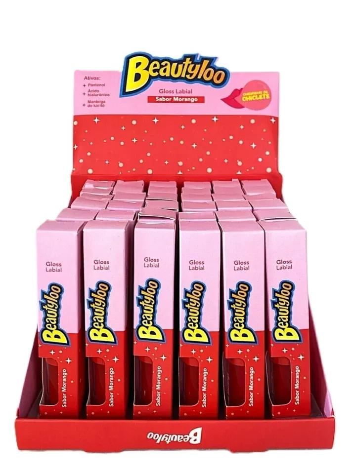 Gloss Labial Beautyloo Morango - Face beauty  - 3
