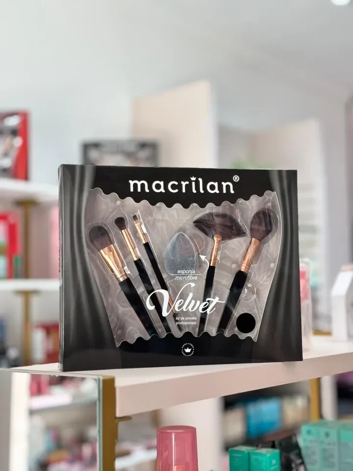 Kit de pincéis Velvet - Macrilan - 1