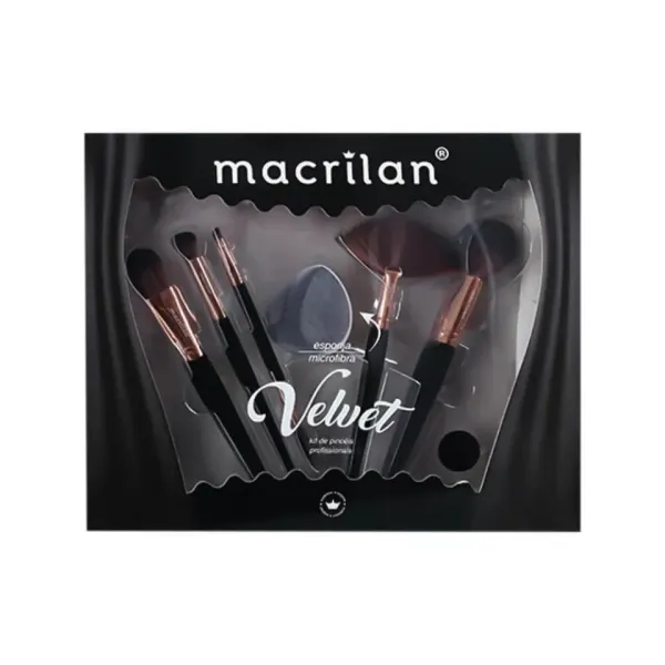 Kit de pincéis Velvet - Macrilan - imagem 2