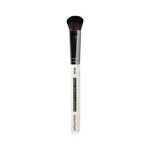 Pincel W122 profissional para pó e iluminador Macrilan – Linha W